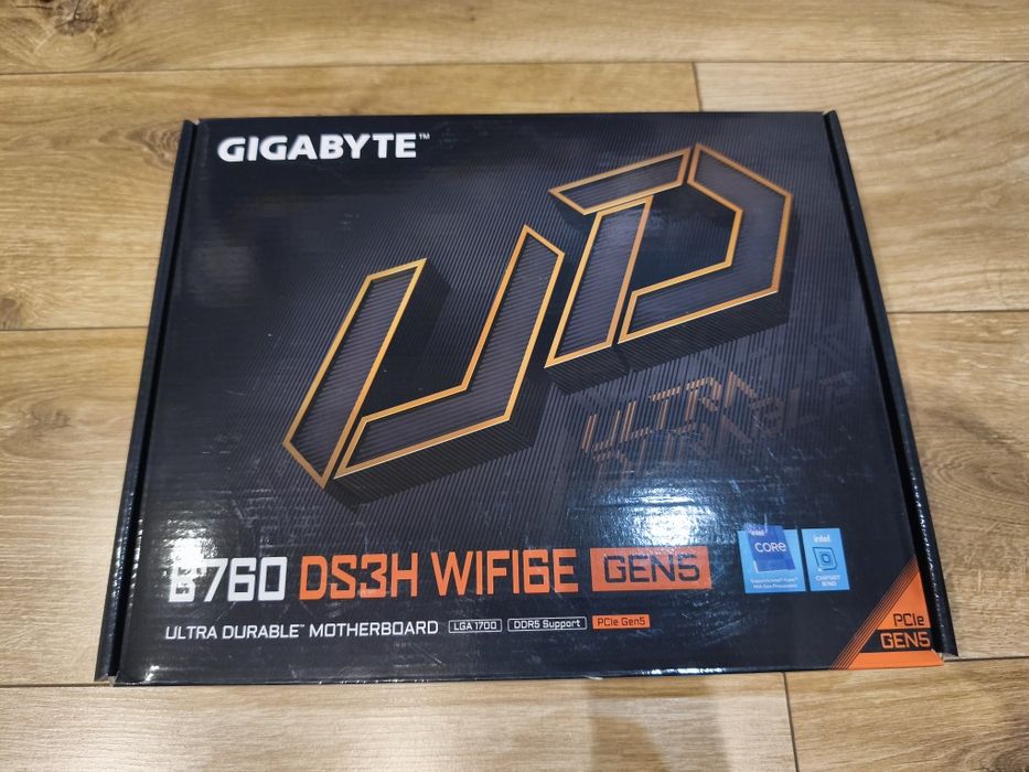 Gigabyte Płyta główna B760 DS3H wf6E gen5 s1700 4DDR5 hdmi/DP Atx