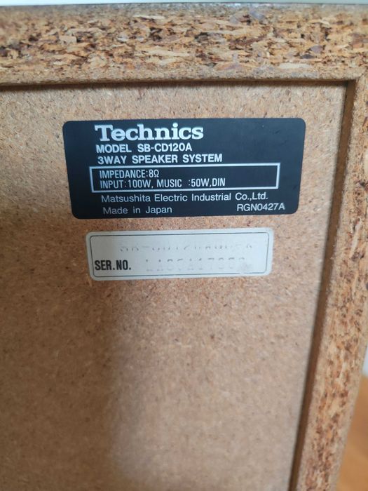 Sprzedam zestaw Technics Amplituner,Radio, CD z kolumnami