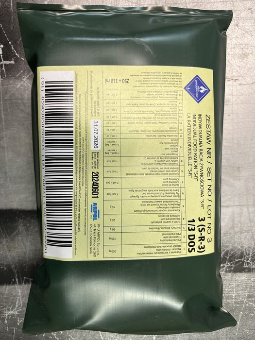 SR 3 racja zywnosciowa