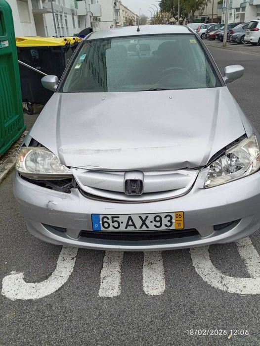 Lote 2 Carros p/ Peças: Honda Civic IMA + Nissan Almera (2005)