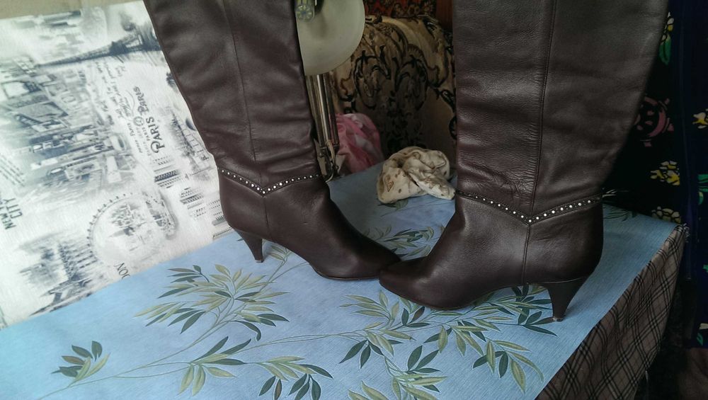 Кожаные сапожки  PADUS 40р. made in ITALY в отличном состоянии