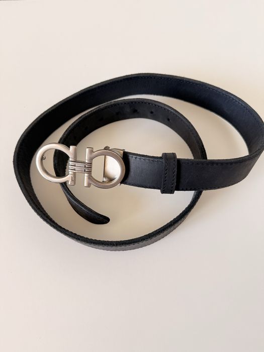 Ремень salvatore ferragamo reversible leather belt