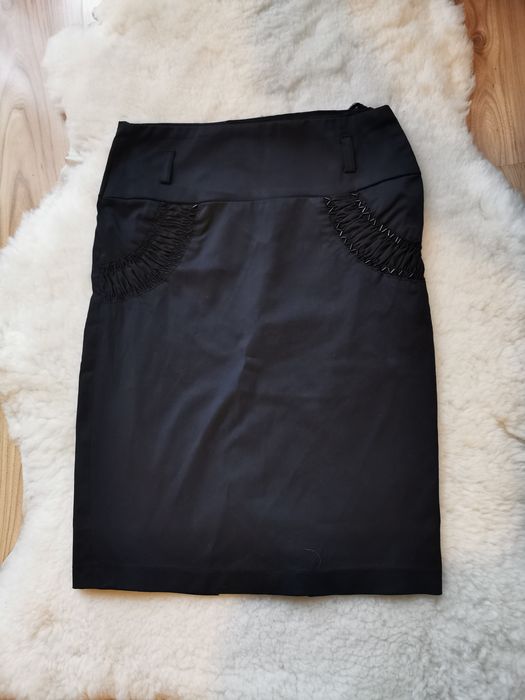 Spódniczka czarna elegancka SUKSE wysoki Stan