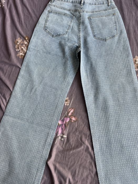 Джинсы в стразах , джинси в камінцях