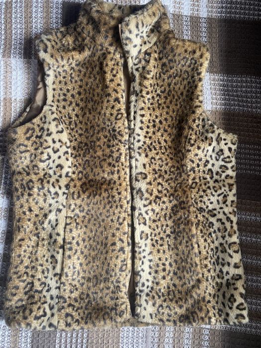Жилет жіночий леопардовий