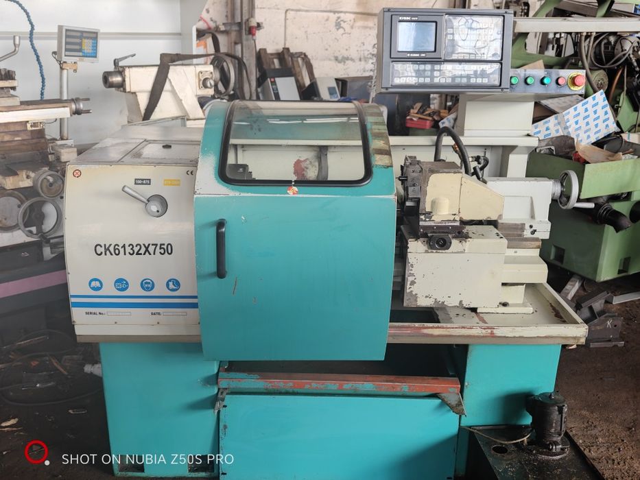 Tokarka CNC CK6132x750 mała