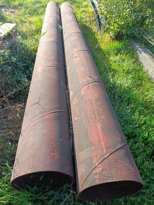 Rura stalowa fi 355 x 7,1mm, nowa, możliwy transport, DN350