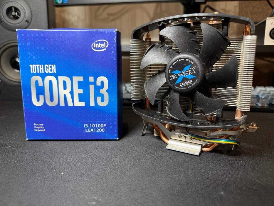 Intel Core i3-10100F + кулер Zalman CNPS5X, LGA1200