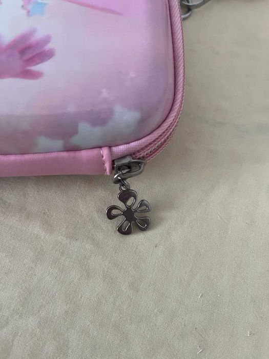 Mala tiracolo Minnie rígida cor-de-rosa para criança