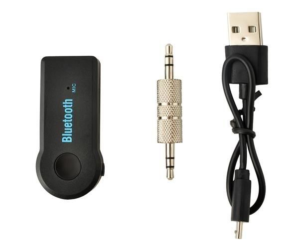 Adapter Bluetooth AUX pod smartfona Odbiornik Dźwięku Jack 3,5mm