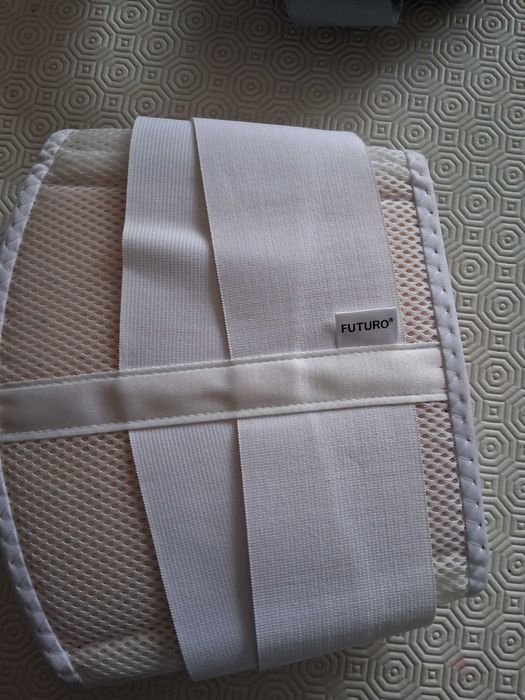 Cinta de apoio lombar órtese de marca Futuro, pouco uso
