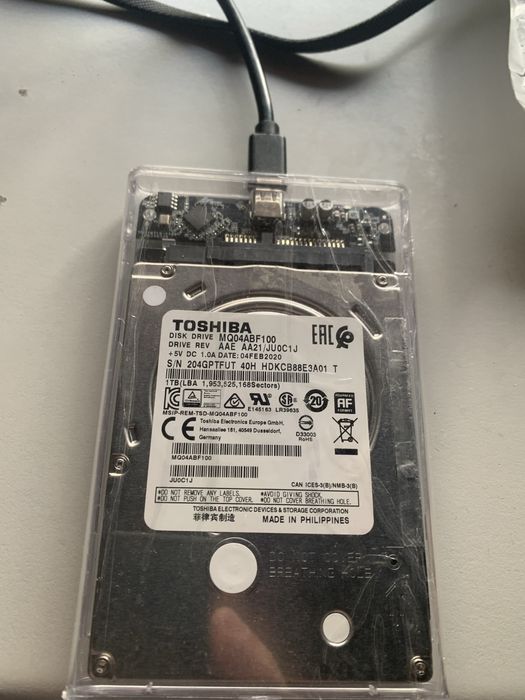 Hard Drive. 1TB Toshiba64741103524611120