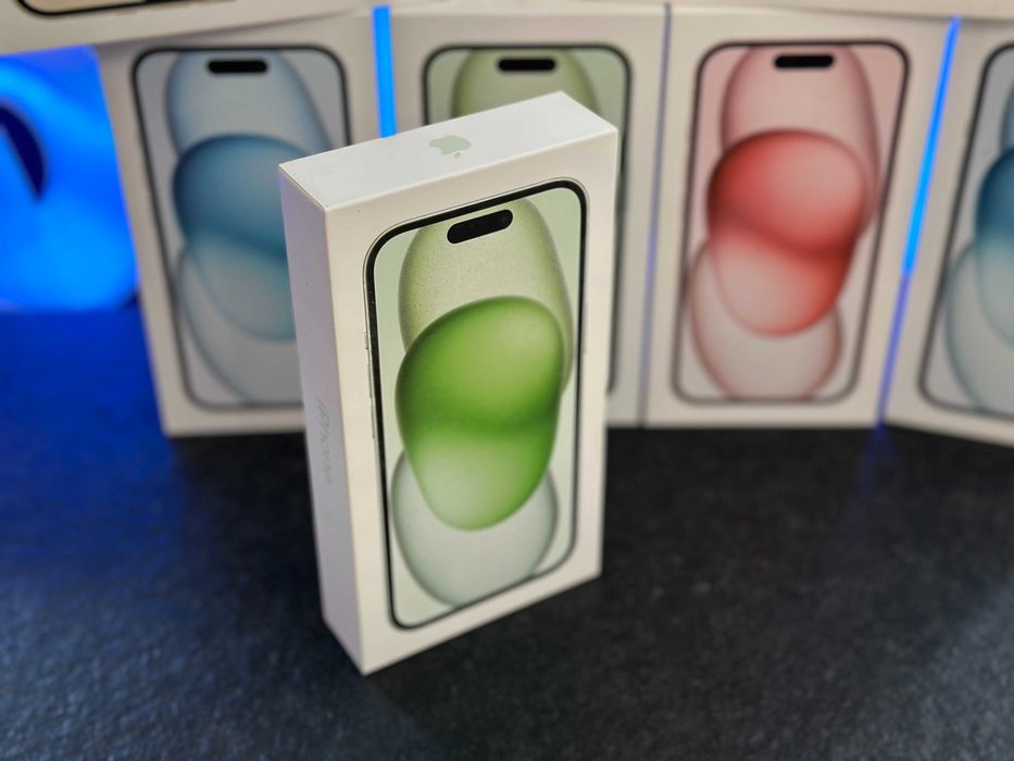 Smartfon iPhone 15 128GB 5G 6.1" Black / Blue  RATY