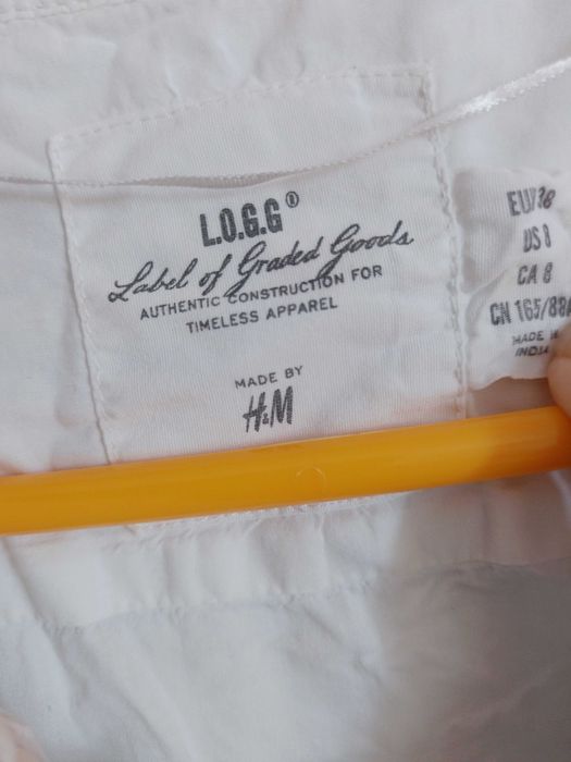 H&M, сорочка, блузка, біла, як нова, М,