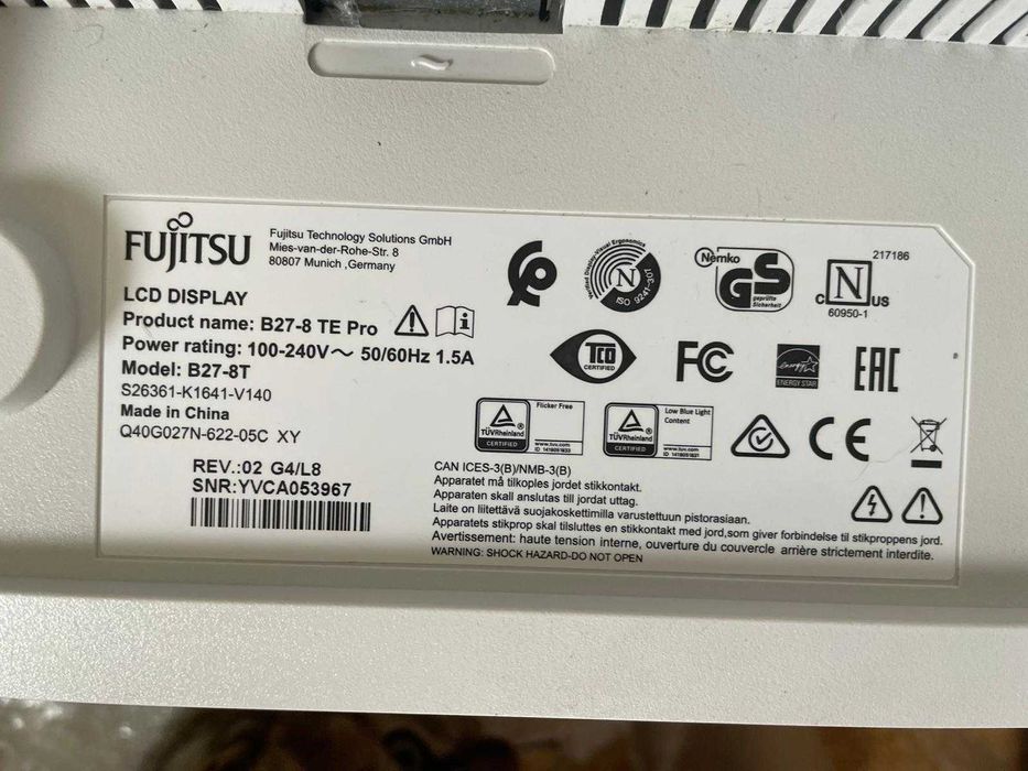 Monitor Fujitsu b27-8 TE443225462853478402