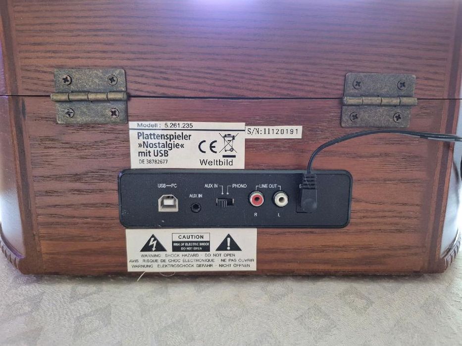 Adapter, gramofon Nostalgia