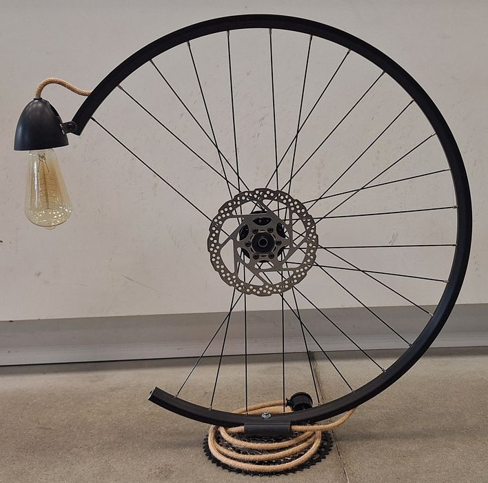 Lampa ozdobna / rower / handmade / loft