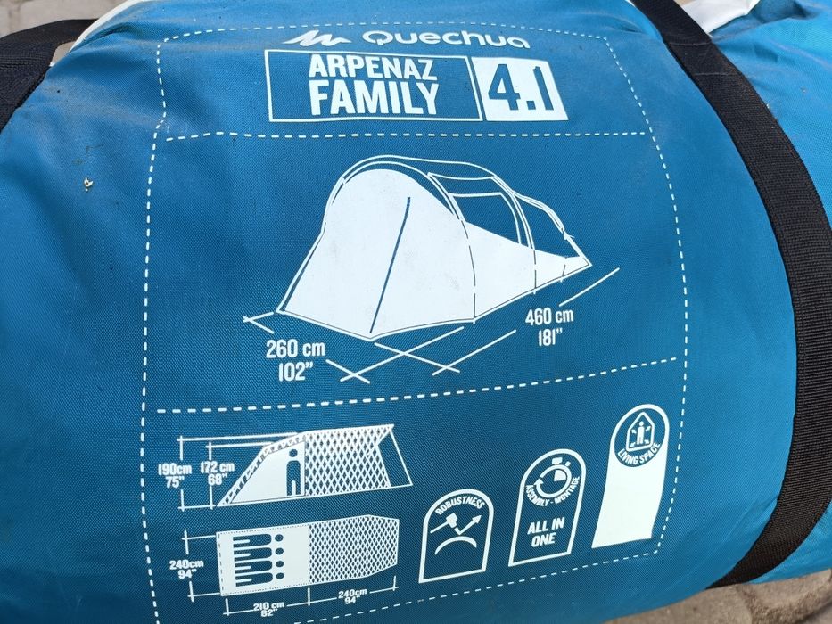 Палатка 4+1. Привезена з Бельгії.