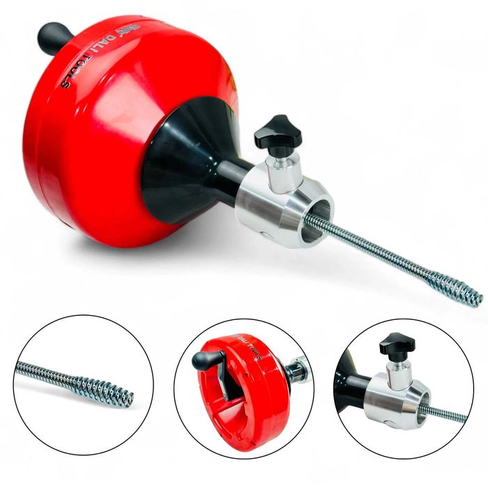 Трос для чищення каналізаційних труб Dali-60SZ (8 м, 10 мм)