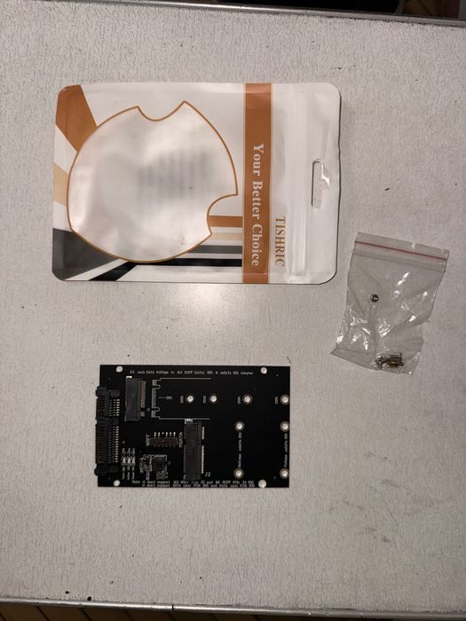 Універсальний адаптер NGFF M.2 / mSATA SSD до 2.5” SATA3 – Новий