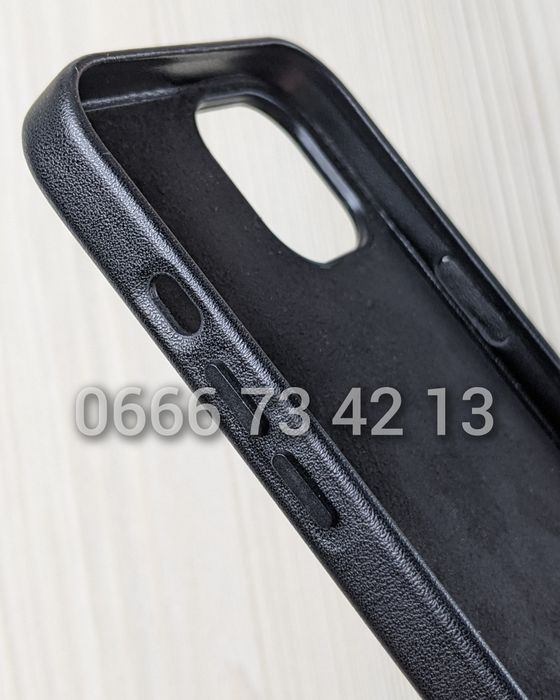 Чехол кожаный на iPhone 14 чохол шкіряний