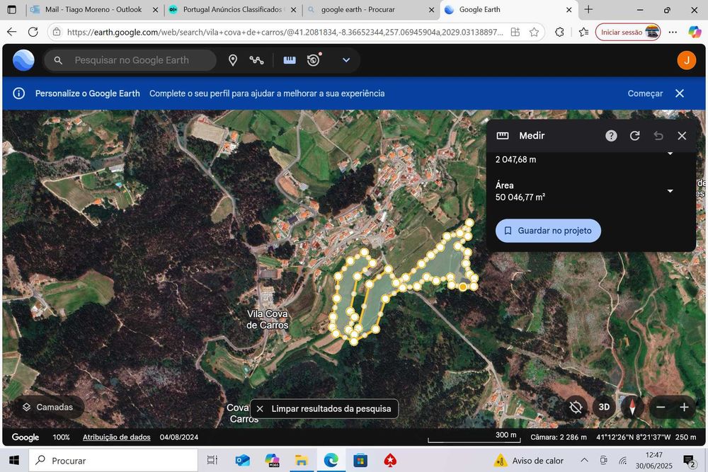 Terreno com 50000m2 com Vinha Mecanizada nova