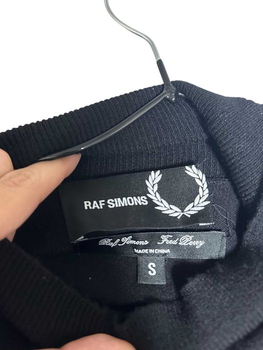 VERY RARE Raf Simons x Fred Perry turtle neck sweater раф симонс фред перри свитер