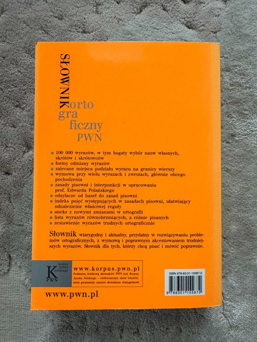 Słownik ortograficzny PWN z wymową + płyta CD