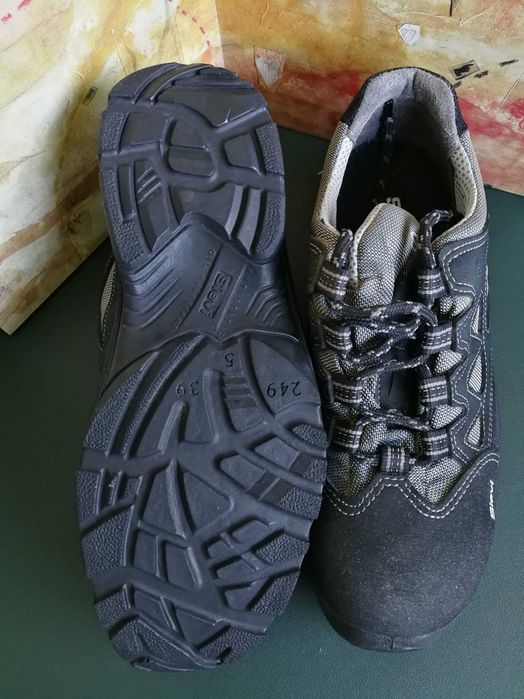 Sapato de proteção biqueira/ sola de aço e ESD