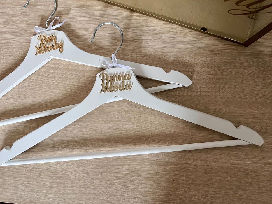 Pudełko na koperty, na obrączki złoto szkło wieszaki