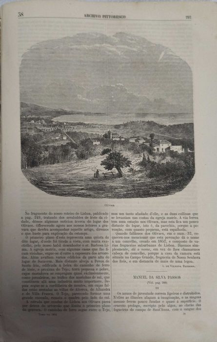 Archivo Pittoresco Volume VII, 1864, Livro antigo