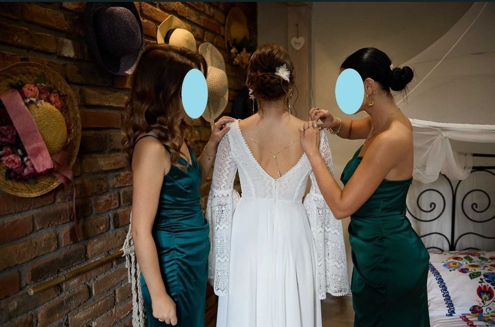 Suknia ślubna boho