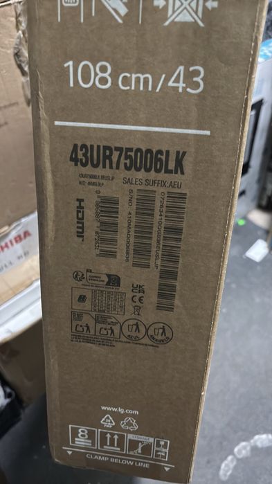 43”LG UR75006LK 4К,Смарт,Т2.гарантія 12 міс.
