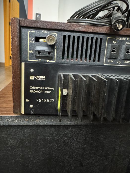 Zestaw audio Unitra Radmor 5102 + kolumny Unitra Tonsil