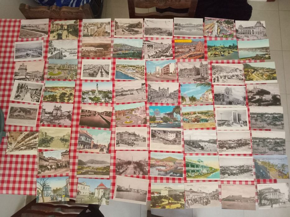 Postais com paisagens antigas