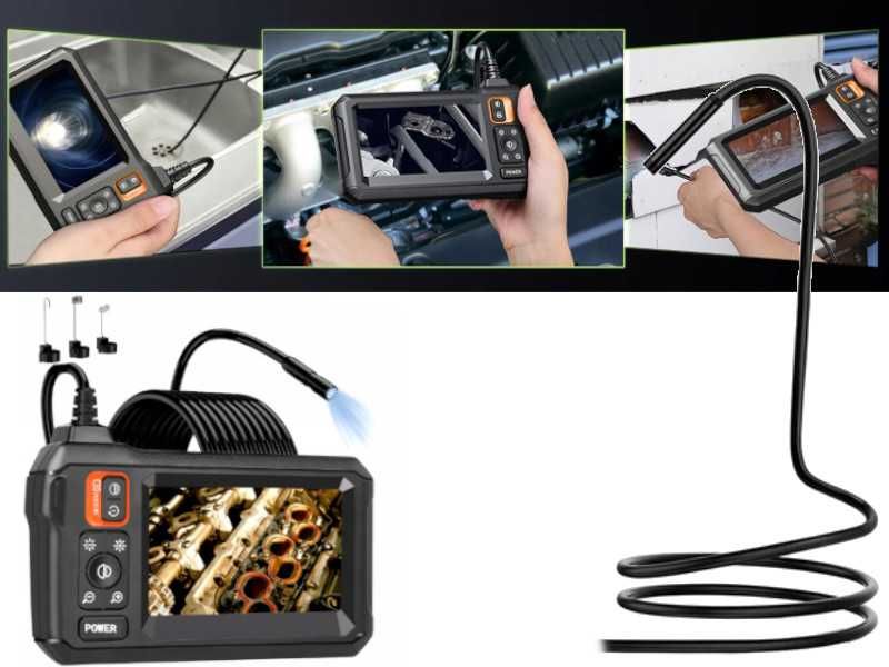 Endoskop Warsztatowy Kamera Inspekcyjna Full HD 5M LED IPS