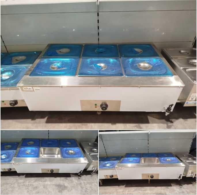 Banho-maria com 6GN1/2 - NOVO