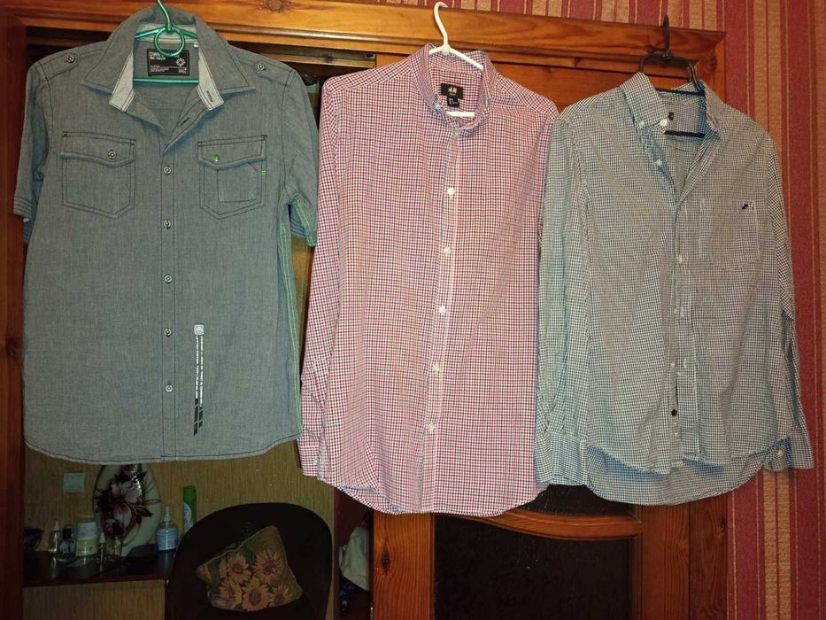 Один Лот 3штуки Чоловічі М розмір як нові,один раз вдіті!Подарунки чоловікам