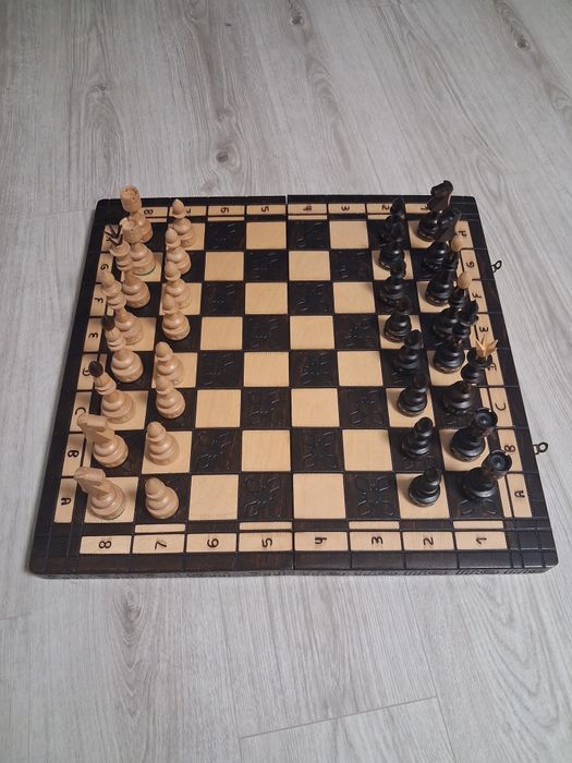 Szachy drewniane 54x54