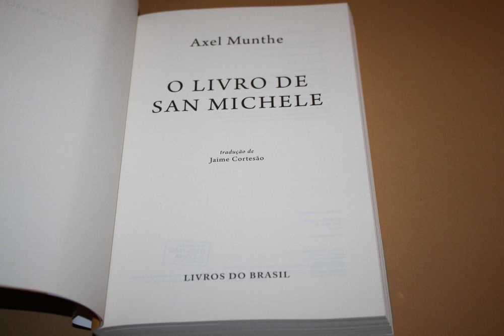 O Livro de San Michele// Axel Munthe