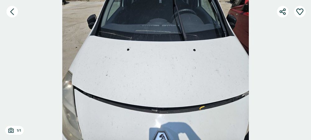 Renault Clio III Maska Pokrywa Silnika TEKND NV676 DV369