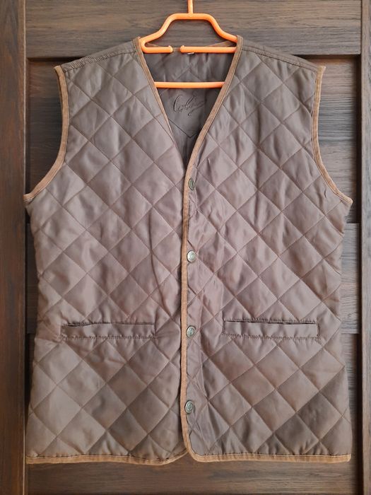 Kamizelka bezrękawnik brąz rozmiar M/L