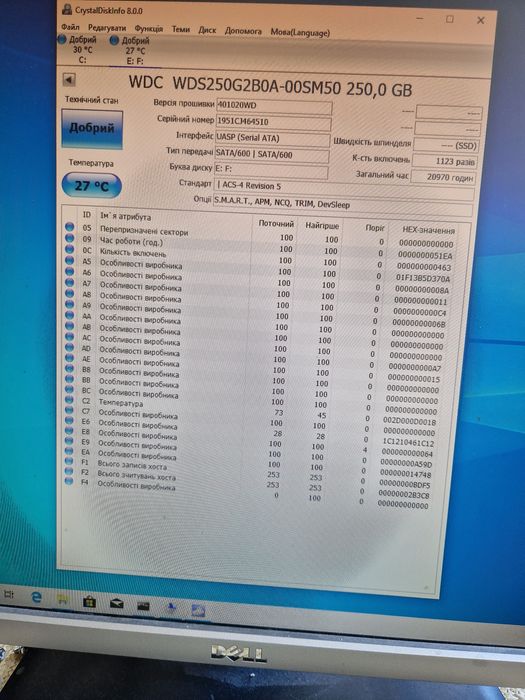 Ssd WD BLUE 250GB 3D NAND Ссд диски для ноутбука або системного блока