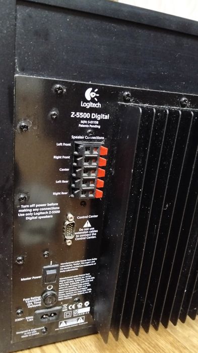 Акустическая система 5.1.  Logitech Z-5500 + доп.комплект медных прово