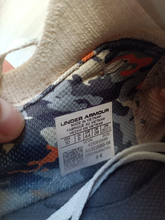 Buty męskie under armour project rock rozmiar 44