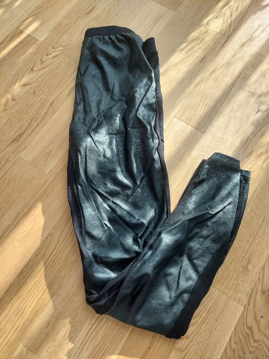 Legginsy skórzane