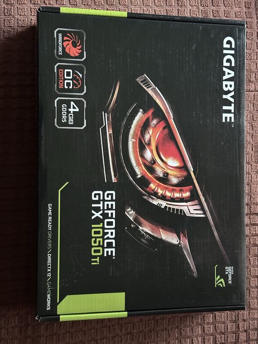 Відеокарта Gigabyte PCI-Ex GeForce GTX 1050 TI Windforce OC 4GB GDDR5
