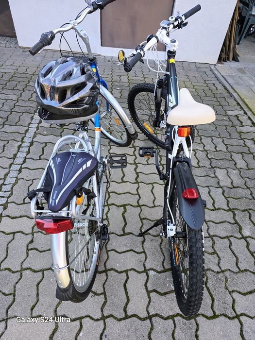 Komplet rowerów aluminiowych damski i męski.