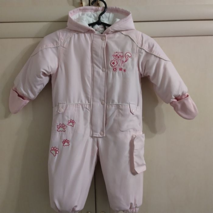 Зимовий теплий комбінезон 9-12 місяців