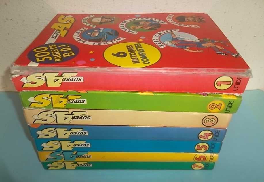 SUPER AS - 1979 - Col. completa 7 Volumes